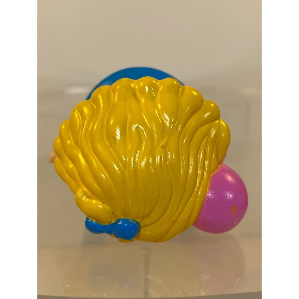 Fisher Price Little People Sarah Lynn Girl Blue Dress Pink Balloon 2003